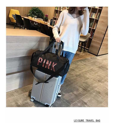 Imagen 3 de 11 de Bolso Maletín Pink Importado Impermeable Calidad A1