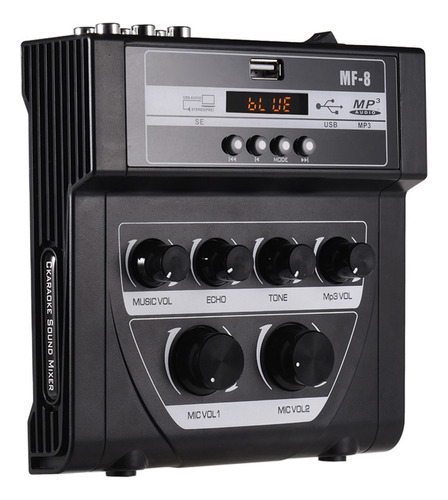 Mezclador De Audio Dual Para Karaoke, Minimezclador De Sonid