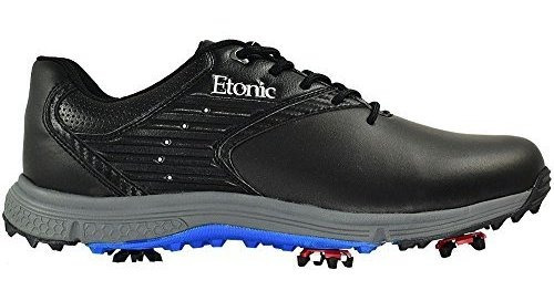 Zapatos Etonic Golf Stabilite Para Hombre Negro / Azul Talla