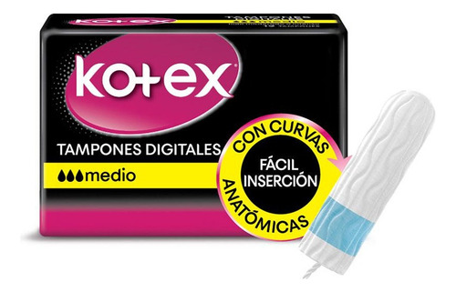 Tampones Digitales Kotex Caja X 20 Unidades X6