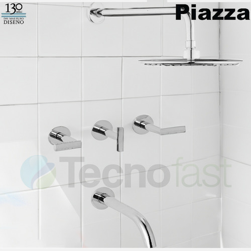 Grifería Ducha Embutir Piazza Mind 21406 Con Transferencia
