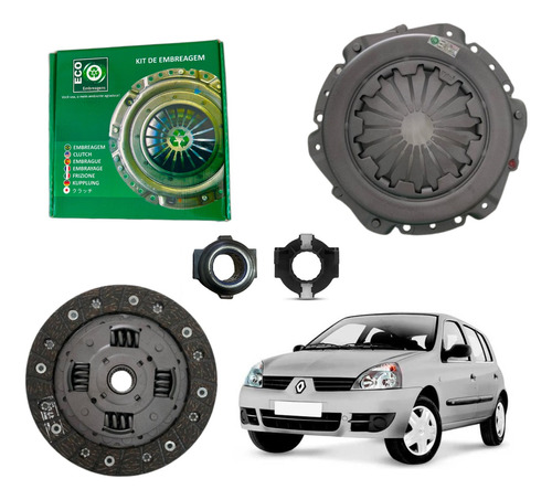 Kit Embreagem Renault Clio 1.0l  16v Ano 2011/2012 