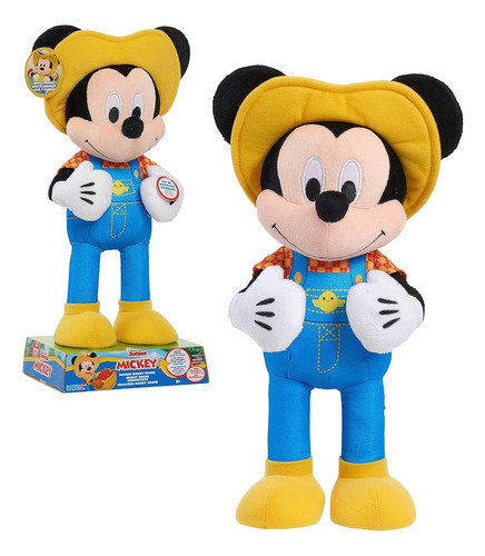 Mickey Mouse Farmer Feature Peluche E Interactivo De Juguete