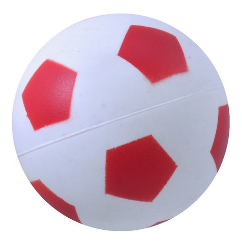 Brinquedo Para Cães Bolinha Futebol P Cor Vermelho Líder Pet