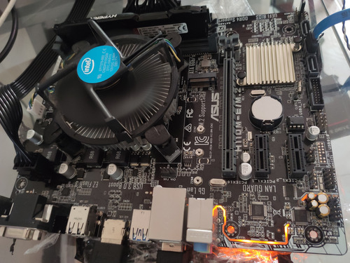 Kit Motherboard Asus H110m-e M2 Con Procesador Intel Negro (Usado)