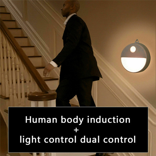 Sensor De Movimiento+led Sensor De Luz Nocturna Focos De Esc
