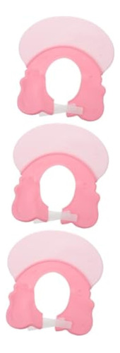 3 Pcs Baby Shampoo Cap Visor Bathing Hat Tub For Bath Shield