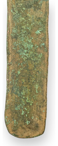 Tajadera O Hachuela Cobre Azteca Siglos 16-19 500 Años Antig (Usado)