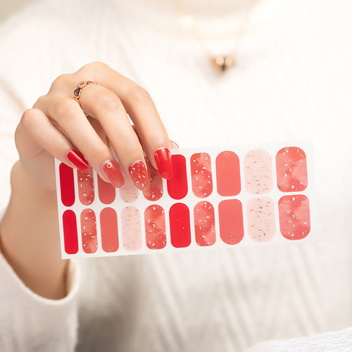 - Tiras De Esmalte De Uñas Huizi Stickers Envueltas En 3d,
