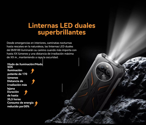 Blackview Bv8100 Celular Rugged + Cámara 50 Mp Y 2k Video