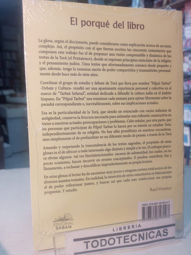 50 Glosas De Tora Consideraciones De Lo Inexplicable -sbn