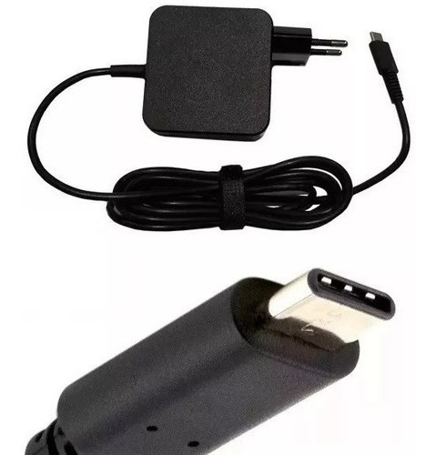 Fonte Notebook 20v 2.25a 45w, Conector Usb-c Tipo-c Type-c