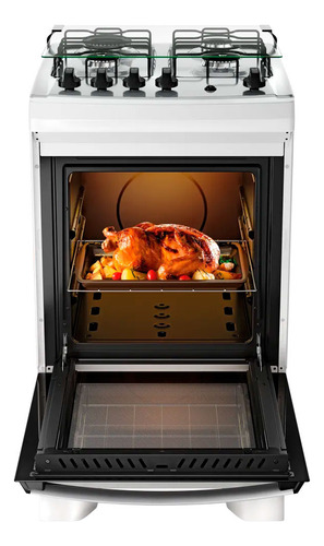 Fogão Dako Supreme 4 Bocas Com Mesa Inox