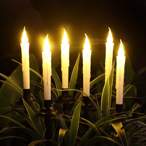 Velas Solares M Night Light Para Exteriores, 6 Unidades Led