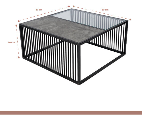 Mesa De Centro Bohemia 80x80