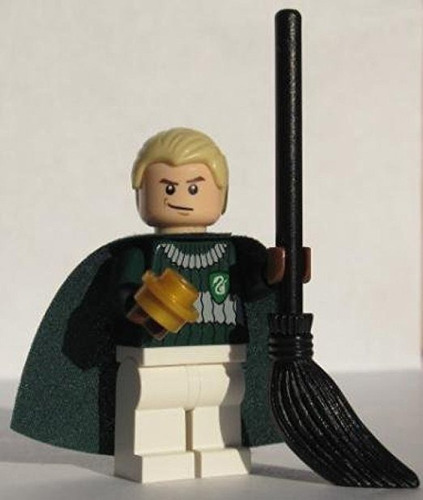 Draco Malfoy (partido De Quidditch) Con Espía De Oro Y Broom