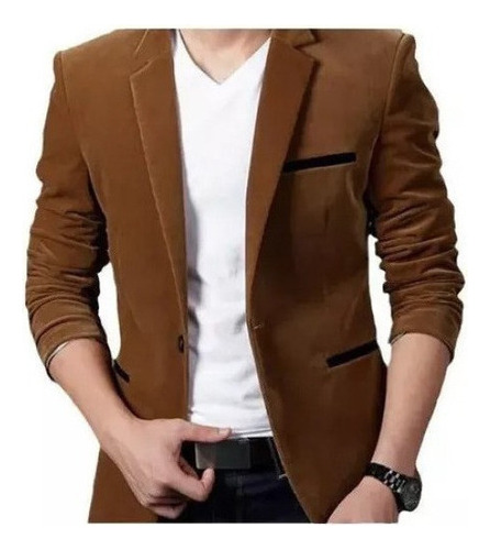 Blazers Casuales Delgados Para Hombres Moda Masculina