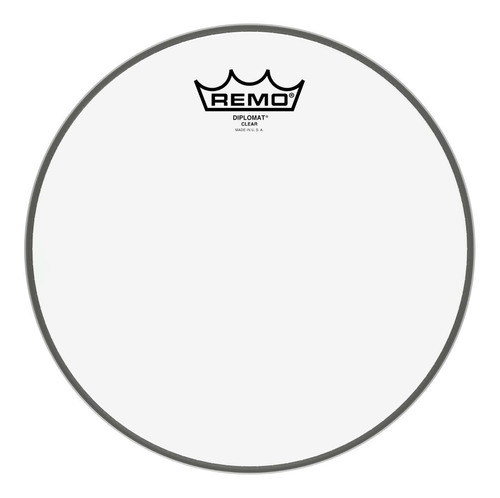 Parche Remo Diplomat Clear 10'' Para Tom