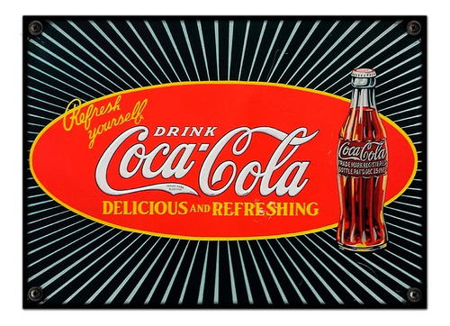 #59 - Cuadro Vintage 21 X 29 Cm / Coca Cola!