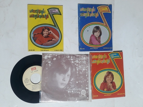 Luís Miguel Lp Acetato Y Revista Notitas Musicales 1982