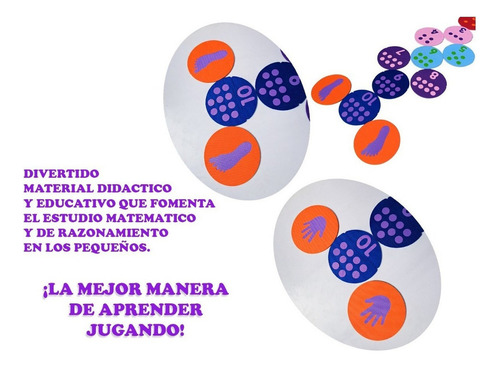 Tapete Juego Uso Múltiple Matemático Material Educativo Niño