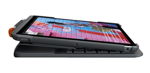 Estuche/teclado Folio Delgado Logitech Para Apple iPad 7ma
