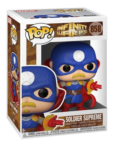 Funko Pop Capitan Supremo Soldier 858 Infinty Warps Marvel