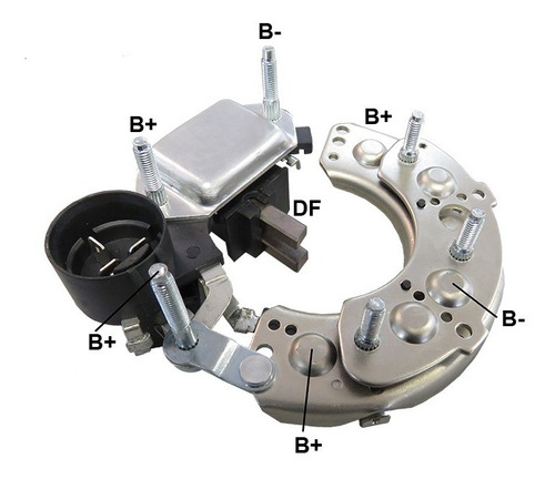 Plaqueta Alternador Isuzu Hitachi Conjunto C/regulador 