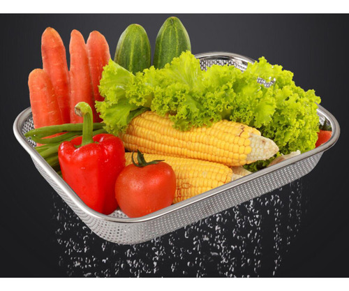Bandeja De Malla Cuadrada Neta Veg Fruta Tamizar Estante