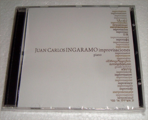 Juan Carlos Ingaramo Improvisaciones Piano Cd  / Kktus 