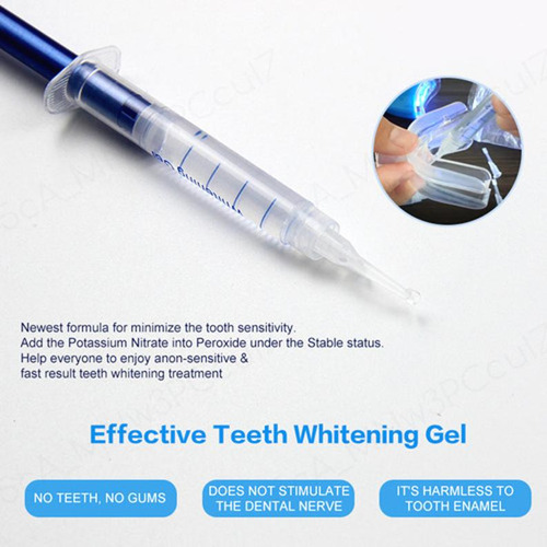 Luzes Led Para Dentes Com Kit De Gel Clareador Dental