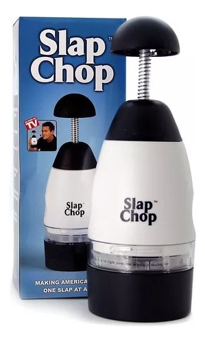 Cortador De Verduras Slap Chop C/ Cuchillas Acero Inoxidable