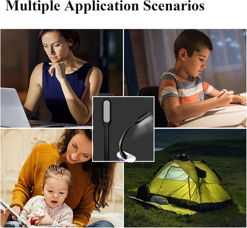 Luz Led Flexible Usb Portátil Para Lectura De Noche