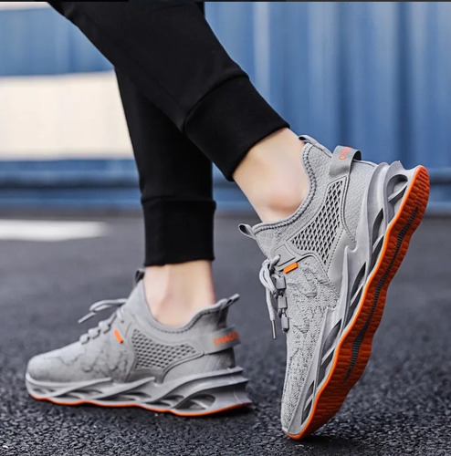Zapatillas De Tenis Transpirables Informales Y Cómodas Para Correr Al Aire Libre Para Hombre