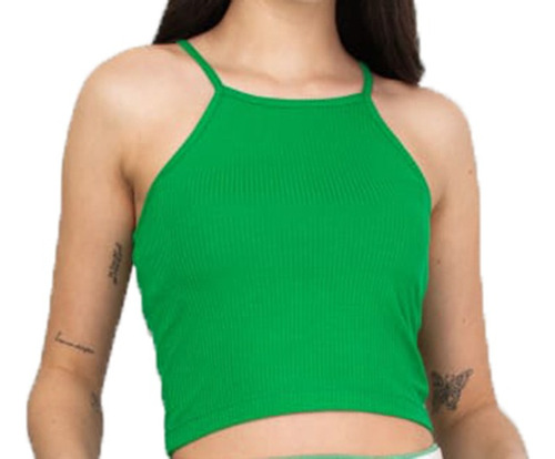 Top Basico Mujer De Morley Crop Musculosa Suave Dama 