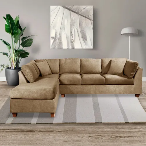 Sofá Seccional Padua Izquierdo Tela Velvet Latam Home
