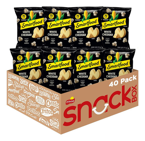 Palomitas De Maíz Smartfood, Queso Cheddar Blanco, 0.625 Onz