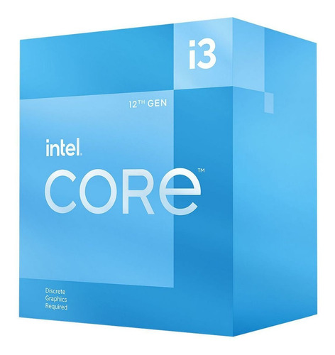 Procesador Cpu Intel Core I3 12100f S1700 S/video 12va