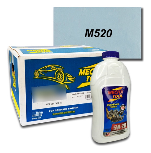 Aceite De Motor 5w20 Semisintetico Importado Mecha Tool