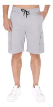 Comprar Bermuda Para Hombre Cargo Gabardina Con Bolsas Stretch Moda