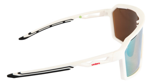 Lentes De Sol Umbro Deportivos Mod 503 C3 Bco Ama Lente Amarillo Varilla Blanco Armazón Blanco Diseño Deportivo