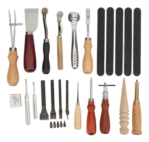 Kit De Herramientas De Artesanía En Cuero For Trabajar, Tal