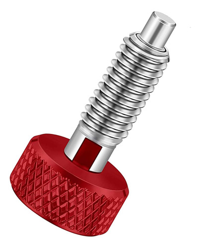 Mbolo De Resorte Retráctil Manual Con Mango Estriado Rojo