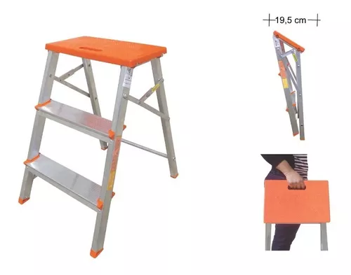 Banco Escalera Plegable 63cm 3 Escalones - $ 405,00 en MercadoLibre