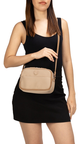Bolsa Crossbody Cloe Naraina Chico Color Marrón claro