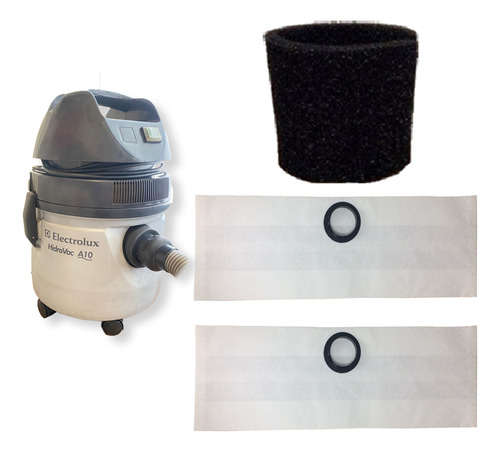 3 Saco Refil + Filtro P/ Aspirador Electrolux A10 Antigo
