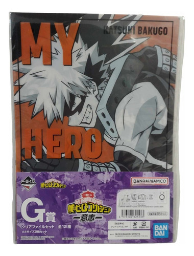 Folder Bakugo & Tres Grandes My Hero Academia Ichiban Kuji G