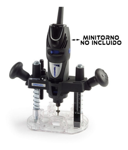 Imagen 2 de 8 de Base Para Fresar Aditamento P/minitorno Dremel 335-01 - Fdn