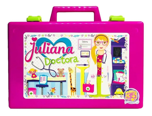 Valija Juliana Doctora Con Accesorios Luz Y Sonido Original