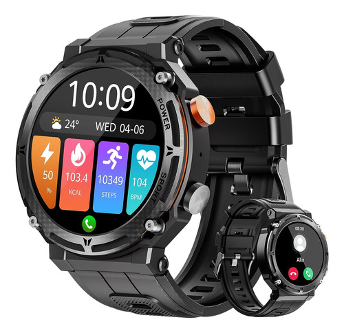 Relojes Inteligentes Militares Hombres, Smart Watch Res...